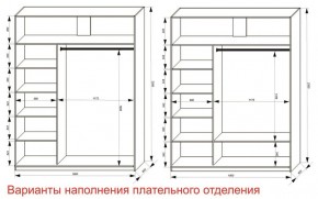 Шкаф-купе 1800 серии SOFT D8+D2+B2+PL4 (2 ящика+F обр.штанга) профиль «Графит» в Североуральске - severouralsk.ok-mebel.com | фото 7