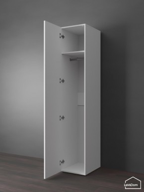Шкаф Linnea MHR-1PO 2050х400х510 (Белый-М 11.1.1) в Североуральске - severouralsk.ok-mebel.com | фото 4