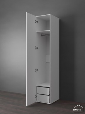 Шкаф Linnea MHR-1PO-3 2050х400х510 (Белый-М 11.1.2) в Североуральске - severouralsk.ok-mebel.com | фото 4