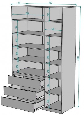 Шкаф Мальта H211 в Североуральске - severouralsk.ok-mebel.com | фото 2