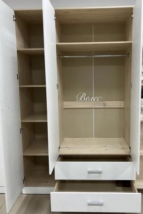 Шкаф "Милана" 3-х створчатый с 2 ящиками в Североуральске - severouralsk.ok-mebel.com | фото 2
