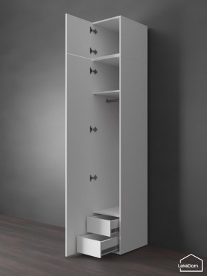 Шкаф с антресолью Linnea MHR-1POA-3 2450х400х510 (Белый-М 11.1.1) в Североуральске - severouralsk.ok-mebel.com | фото 6