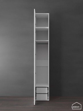Шкаф с антресолью Linnea MHR-1POA-3 2450х400х510 (Белый-М 11.1.2) в Североуральске - severouralsk.ok-mebel.com | фото 5