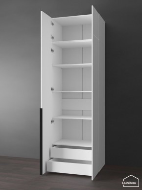 Шкаф с антресолью Linnea MHR-2A-4 2450х800х510 (Белый-М 11.1.2) в Североуральске - severouralsk.ok-mebel.com | фото 5