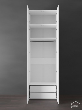 Шкаф с антресолью Linnea MHR-2POA-3 2450х800х510 (Белый-М 11.1.1) в Североуральске - severouralsk.ok-mebel.com | фото 5