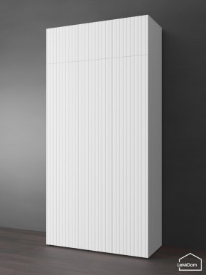 Шкаф с антресолью Linnea MHR-3POA-2 2450х1200х510 (Белый-М 11.1.1) в Североуральске - severouralsk.ok-mebel.com | фото