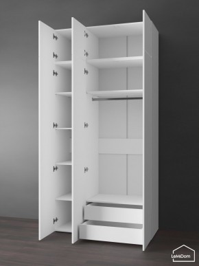 Шкаф с антресолью Linnea MHR-3POA-2 2450х1200х510 (Белый-М 11.1.2) в Североуральске - severouralsk.ok-mebel.com | фото 5