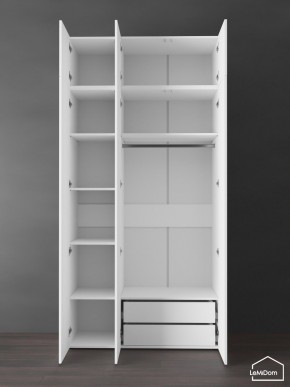 Шкаф с антресолью Linnea MHR-3POA-2 2450х1200х510 (Белый-М 11.1.2) в Североуральске - severouralsk.ok-mebel.com | фото 6
