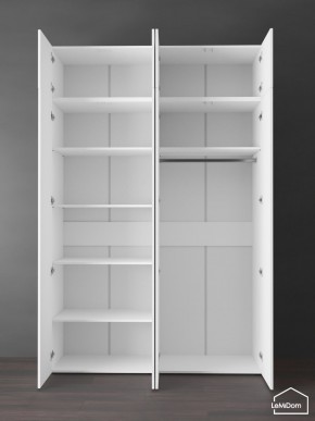 Шкаф с антресолью Linnea MHR-4POA-1 2450х1600х510 (Белый-М 11.1.1) в Североуральске - severouralsk.ok-mebel.com | фото 4