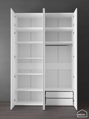 Шкаф с антресолью Linnea MHR-4POA-2 2450х1600х510 (Белый-М 11.1.1) в Североуральске - severouralsk.ok-mebel.com | фото 5