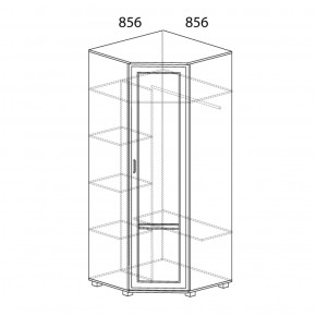 Шкаф угловой №243 Белла в Североуральске - severouralsk.ok-mebel.com | фото 2