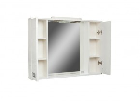 Шкаф-зеркало Cube 100 Эл. Домино (DC5013HZ) в Североуральске - severouralsk.ok-mebel.com | фото 3