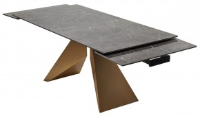 Стол ALES 180 BLACK GRAVE SOLID CERAMIC, керамика / бронзовый, ®DISAUR в Североуральске - severouralsk.ok-mebel.com | фото 9