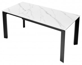 Стол CORNER 120 MATT WHITE MARBLE SOLID CERAMIC / BLACK, ®DISAUR в Североуральске - severouralsk.ok-mebel.com | фото 7