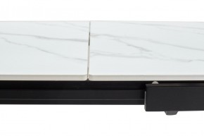 Стол CORNER 120 MATT WHITE MARBLE SOLID CERAMIC / BLACK, ®DISAUR в Североуральске - severouralsk.ok-mebel.com | фото 8