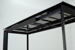 Стол CREMONA 140 KL-99 Белый мрамор матовый, итальянская керамика / черный каркас, ®DISAUR в Североуральске - severouralsk.ok-mebel.com | фото 13