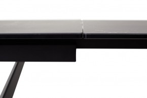 Стол RIETI 200 NERO KL-116 Черный мрамор матовый, итальянская керамика/ черный каркас, ®DISAUR в Североуральске - severouralsk.ok-mebel.com | фото 3