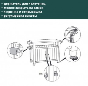Столик для барбекю 207 Л (Unity XL 207L) в Североуральске - severouralsk.ok-mebel.com | фото 8