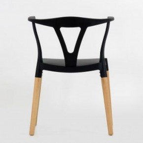 Стул Barneo N-218 Wishbone интерьерный кухонный черный в Североуральске - severouralsk.ok-mebel.com | фото 2