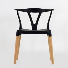 Стул Barneo N-218 Wishbone интерьерный кухонный черный в Североуральске - severouralsk.ok-mebel.com | фото 3