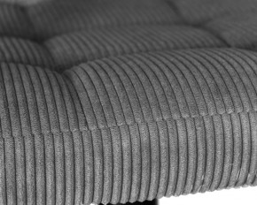 Стул барный DOBRIN KRUGER ARM BLACK, серый вельвет (LAR-E2041-25) в Североуральске - severouralsk.ok-mebel.com | фото 8
