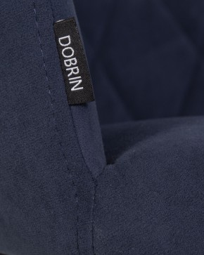 Стул обеденный DOBRIN ROBY, ЭМАЛЬ ЧЕРНЫЙ МУАР велюр Catania Dark Blue в Североуральске - severouralsk.ok-mebel.com | фото 9