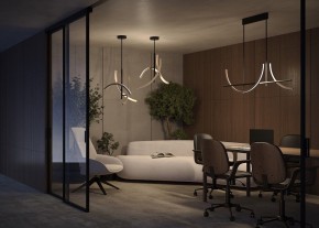 Светильник на штанге Maytoni Wabi MOD428PL-L20BK в Североуральске - severouralsk.ok-mebel.com | фото 5