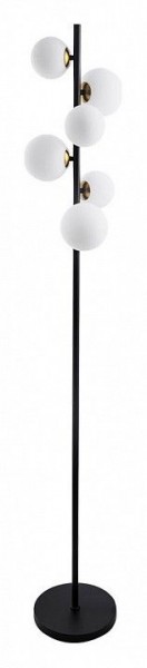 Торшер Arte Lamp Gemini A2243PN-6BK в Североуральске - severouralsk.ok-mebel.com | фото