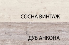 Тумба 1D1SU, MONAKO, цвет Сосна винтаж/дуб анкона в Североуральске - severouralsk.ok-mebel.com | фото 3