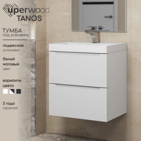 Тумба под раковину Uperwood Tanos 70 см, подвесная, белая матовая в Североуральске - severouralsk.ok-mebel.com | фото 5