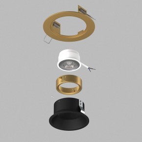 Встраиваемый светильник Lightstar Domino D61307GMOD в Североуральске - severouralsk.ok-mebel.com | фото 3