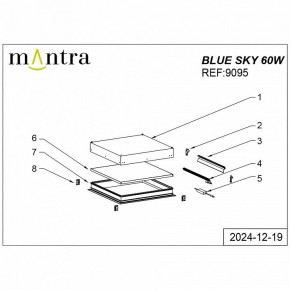 Встраиваемый светильник Mantra Blue Sky 9095 в Североуральске - severouralsk.ok-mebel.com | фото 5