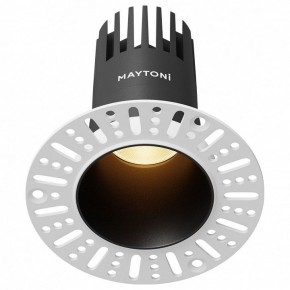 Встраиваемый светильник Maytoni Dip DL120-10W-2.7K-TRS-B в Североуральске - severouralsk.ok-mebel.com | фото