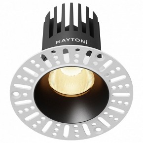 Встраиваемый светильник Maytoni Dip DL121-15W-2.7K-TRS-B в Североуральске - severouralsk.ok-mebel.com | фото