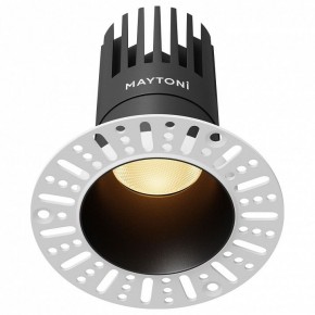Встраиваемый светильник Maytoni Dip DL122-15W-2.7K-TRS-B в Североуральске - severouralsk.ok-mebel.com | фото