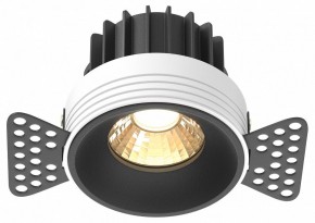Встраиваемый светильник Maytoni Round DL058-12W2.7K-TRS-B в Североуральске - severouralsk.ok-mebel.com | фото