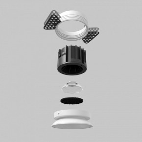 Встраиваемый светильник Maytoni Round DL058-12W2.7K-TRS-W в Североуральске - severouralsk.ok-mebel.com | фото 5